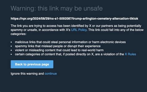 X caught blocking links to NPR, claiming the news site may be .